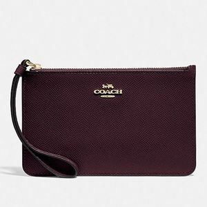 NWT Coach Patent Leather Wristlet